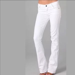 Citizens of humanity white amber bootcut jeans